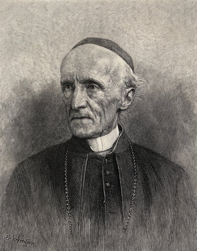 Portrait of Cardinal Manning, from 
